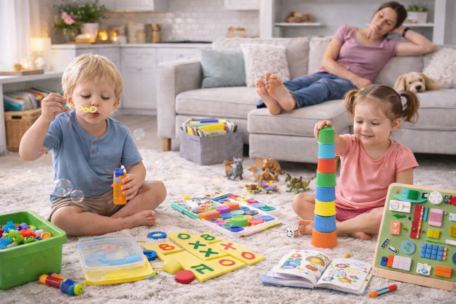 15 Activities for Kids When Mom Needs a Break (No Prep Required)