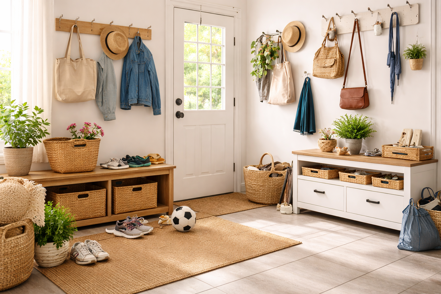 How to Tame Entryway Clutter Without the Chaos