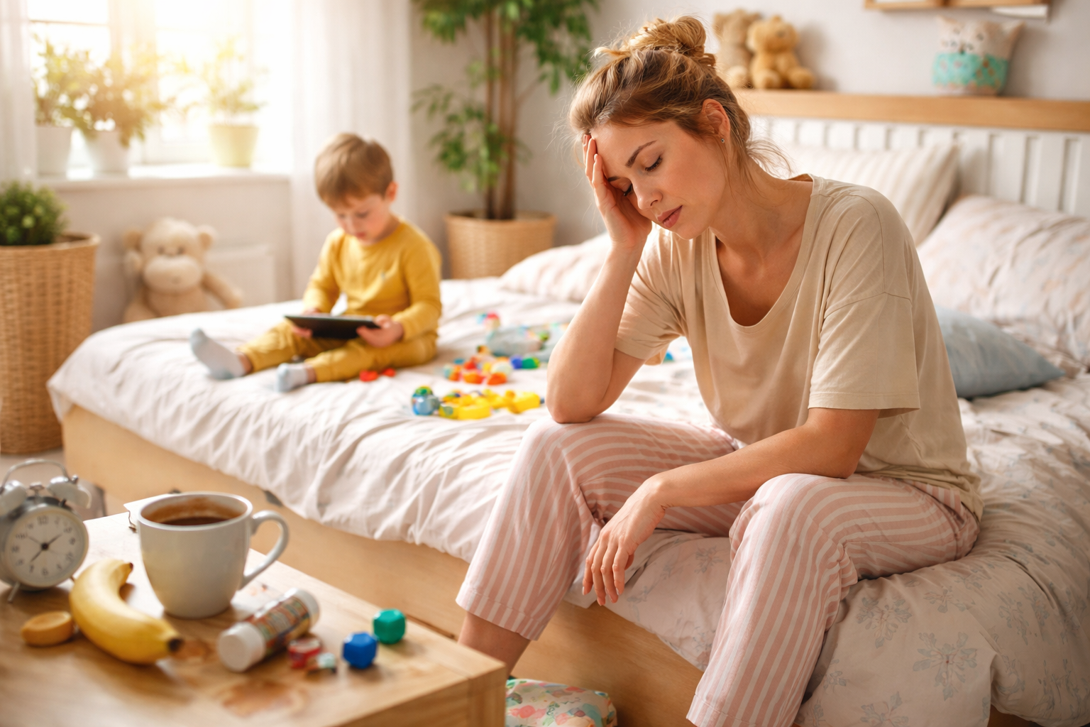 How to Build a Morning Routine When You’re Exhausted (Busy Mom Edition)